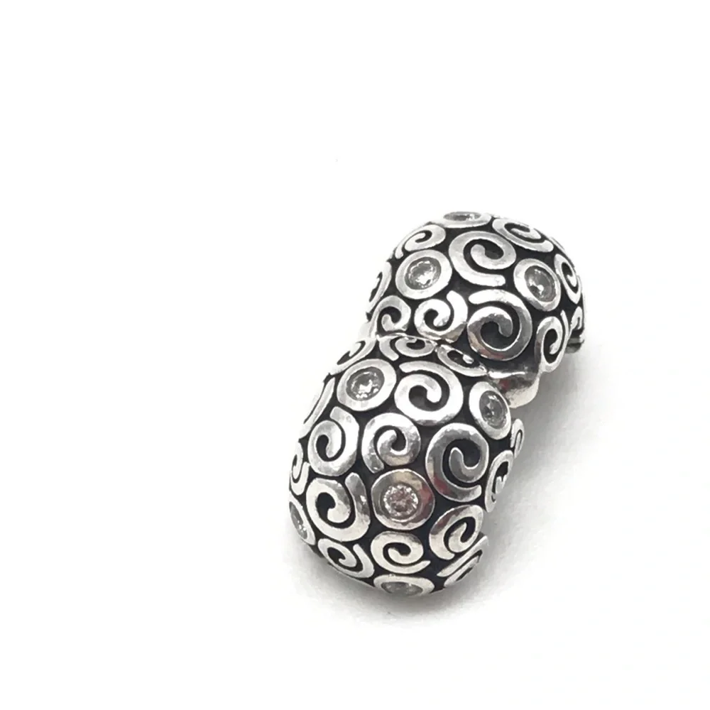 Pandora CZ Wind Swirls Charm